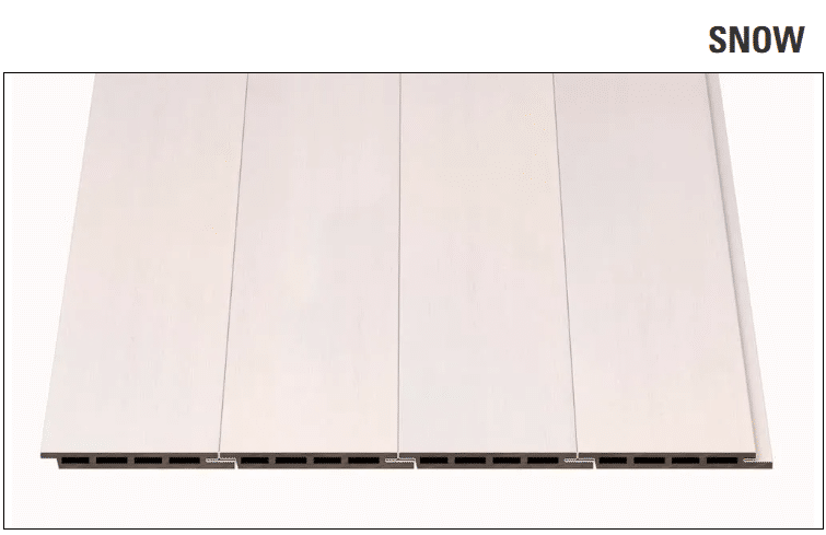 TWIX ULTRASHIELD- Rivestimento - Profilo Full Claddy - 13x142x3000mm - Finitura Snow