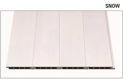 TWIX ULTRASHIELD- Rivestimento - Profilo Full Claddy - 13x142x3000mm - Finitura Snow