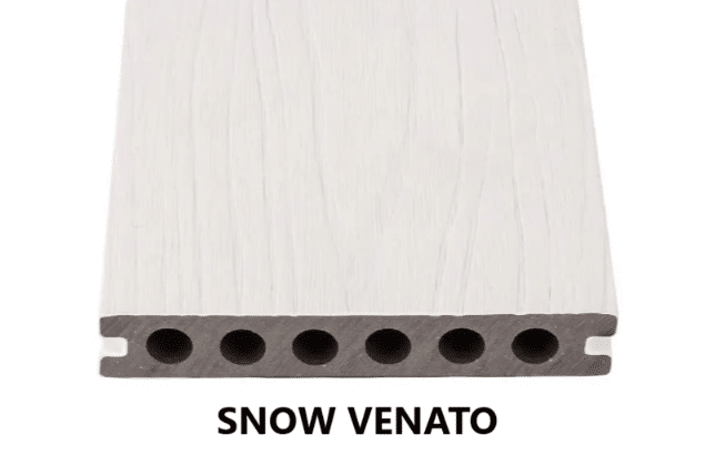 DOGHE ULTRASHIELD - Pavimento per esterno - Doga Classica - Finitura Snow - 23x138x2200mm