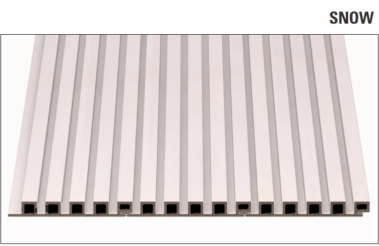 TWIX ULTRASHIELD- Rivestimento - Profilo Classic - 25x197x3000mm - Finitura Snow