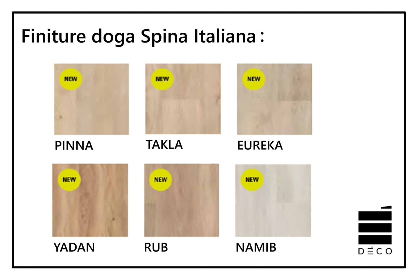 CLAP! 3D - Pavimento a posa immediata - Doga Spina Italiana Yadan (Decoro Legno) 762x127x5mm