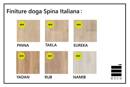 CLAP! 3D - Pavimento a posa immediata - Doga Spina Italiana Yadan (Decoro Legno) 762x127x5mm