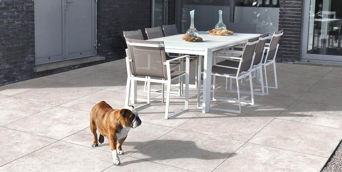 Gres spessorato TEGEL ANTICO BIANCO 90x90x2 cm - da pavimentazione e rivestimento