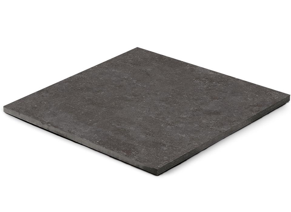 Gres spessorato TEGEL BLACK 90x90x2 cm - da pavimentazione e rivestimento