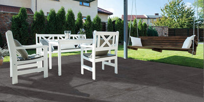 Gres spessorato TEGEL BLACK 90x90x2 cm - da pavimentazione e rivestimento