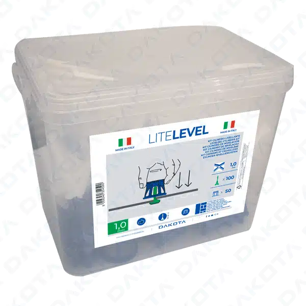 Kit Lite Level - 100 Viti e 50 cilindri - per fughe da 1 mm