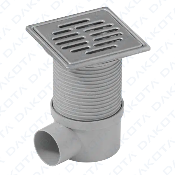 Chiusino Telescopico Orientabile con Telaio in ABS e Griglia Inox