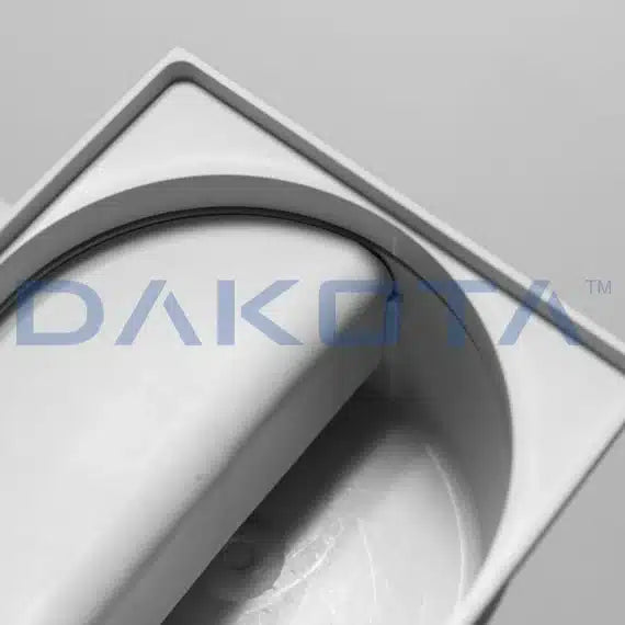 Chiusino Scarico Laterale con Telaio e Griglia in acciaio Inox - venduto in Blister