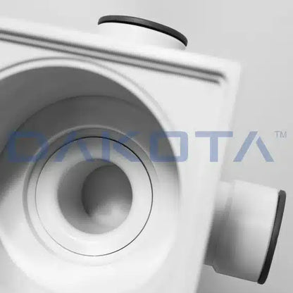 Chiusino Telescopico (Telaio e Griglia Inox) a scarico laterale - 115x115 mm - venduto in Blister