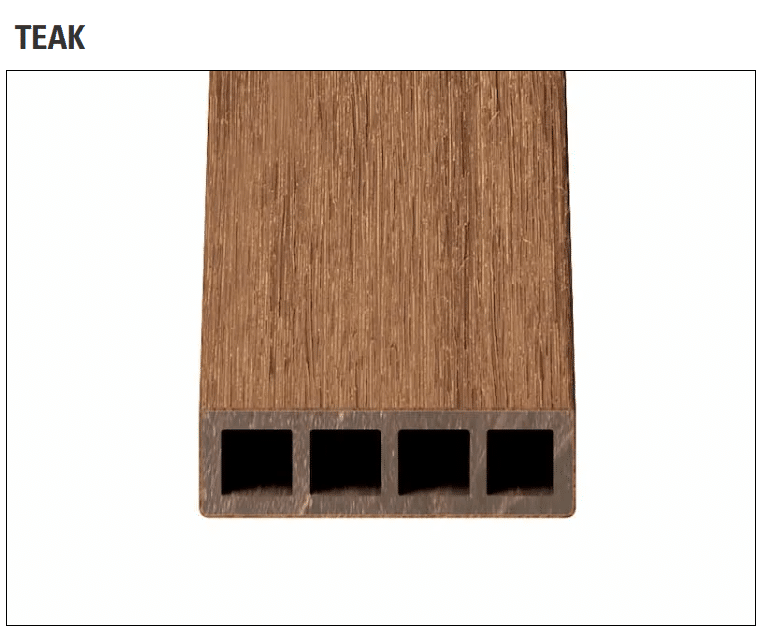 ULTRASHIELD STILO - Schermatura Frangisole - Stilo Slim - 31x108x4000mm - Finitura Teak