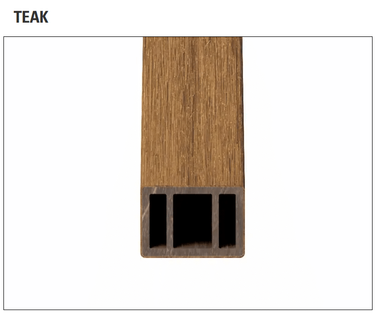 ULTRASHIELD STILO - Schermatura Frangisole - Stilo S - 60x42x3000- Finitura Teak