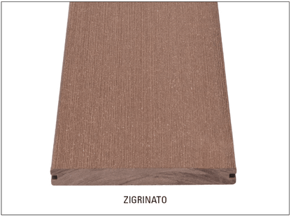 DÉCOWOOD - Pavimento per esterno - Profilo Plus Solido- 20x165x2200mm