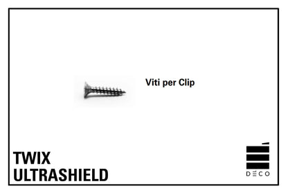 TWIX ULTRASHIELD - Viti per Clip Twix - Confezione da 500 pz.