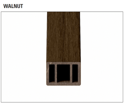 OUTLET - 117 pz ULTRASHIELD STILO WALNUT- Schermatura Frangisole - Stilo S - 60x42x3000mm