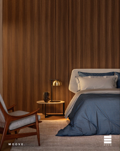 MOOVE.URBAN/Classic- Rivestimento a posa immediata - Finitura Walnut - Doga Kintai 13x179x2800mm