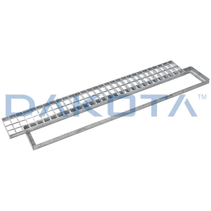 Griglia Zincata rettangolare con Telaio - 1000 x 150 mm