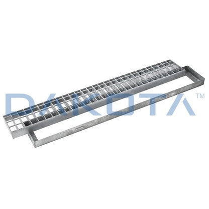 Griglia Zincata Pesante con Telaio - 1000x250 mm