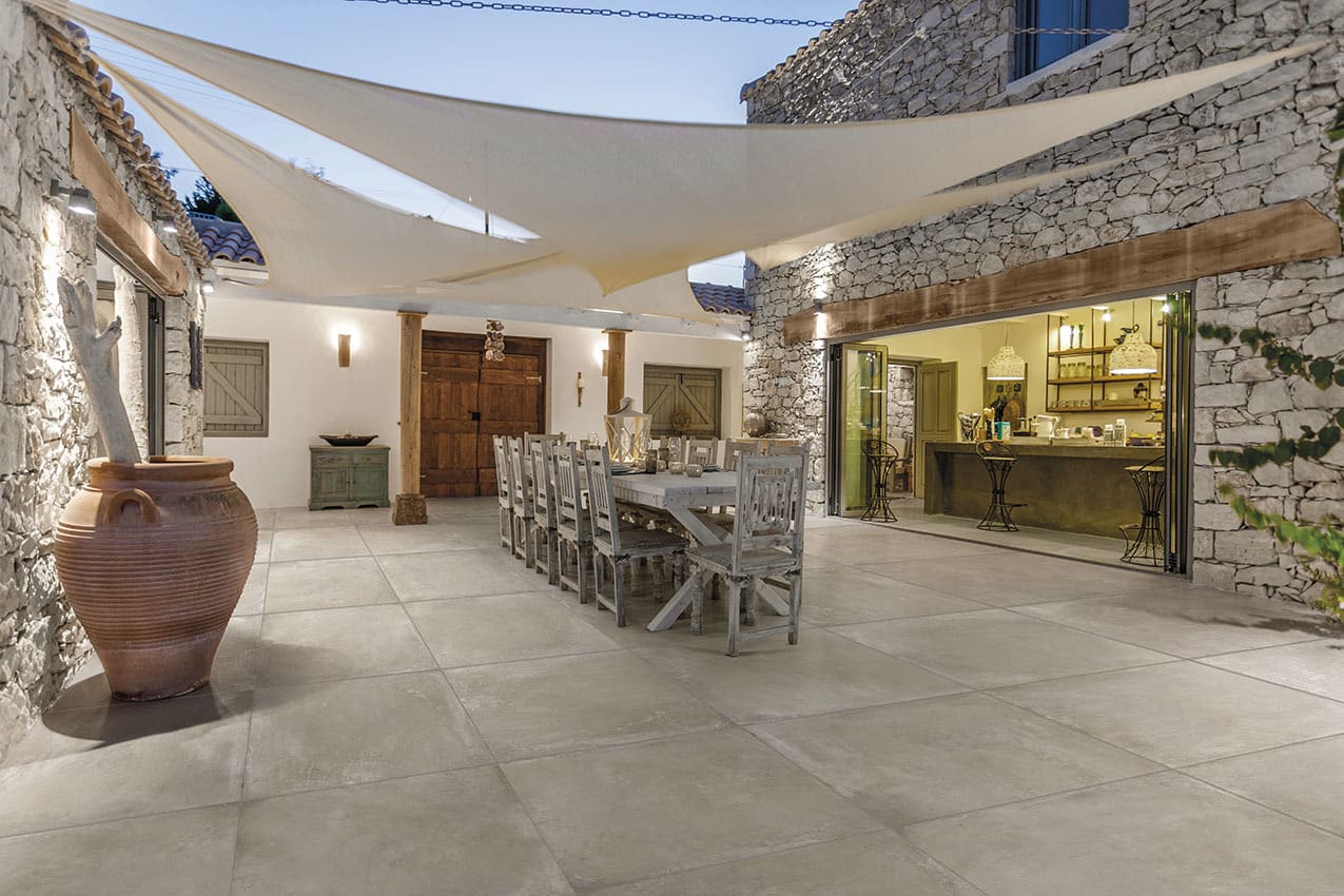 Gres spessorato ULTRA GARE SAND 60x120x2 cm