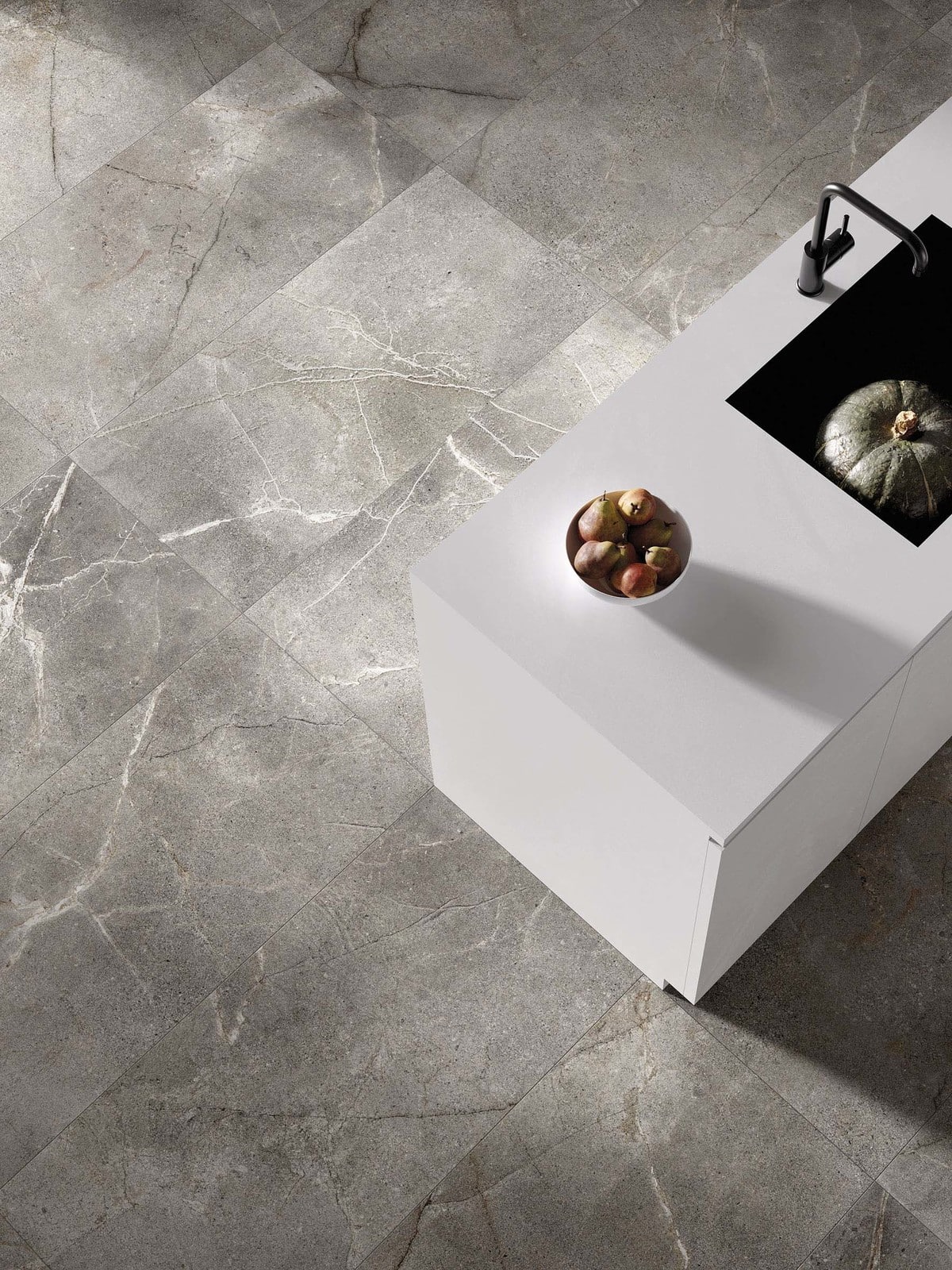 Gres spessorato ULTRA MASK SILVER 60x60x2 cm