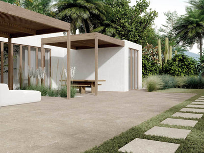 Gres spessorato ULTRA SHELLSTONE BEIGE 60x60x2 cm