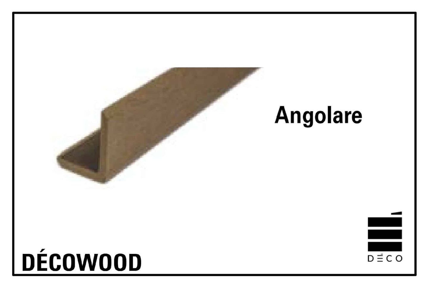 DÉCOWOOD  - Angolare - 40x40x2200mm