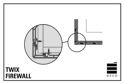 FIREWALL TWIX - Profilo finitura Angolare per Twix Full Claddy