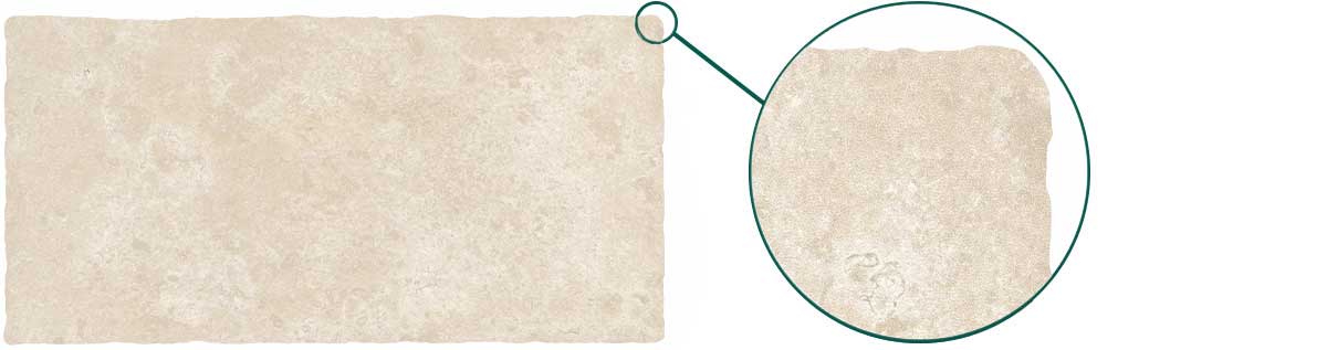 Gres spessorato STONE ANTICATO CREMA  40x80x2 cm