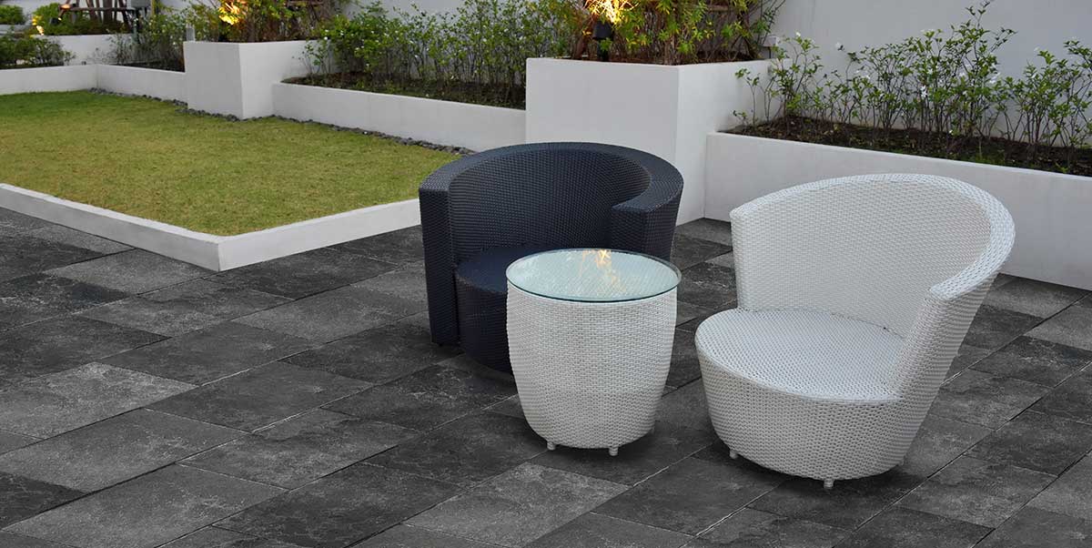 Gres spessorato ANTIQUUS CARBONIO 40,8x61,4x2 cm