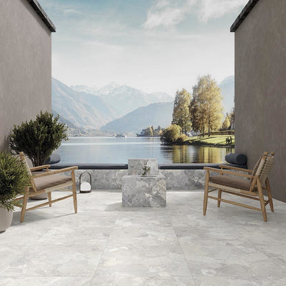 Gres spessorato ULTRA ARGOS WHITE 60x60x2 cm