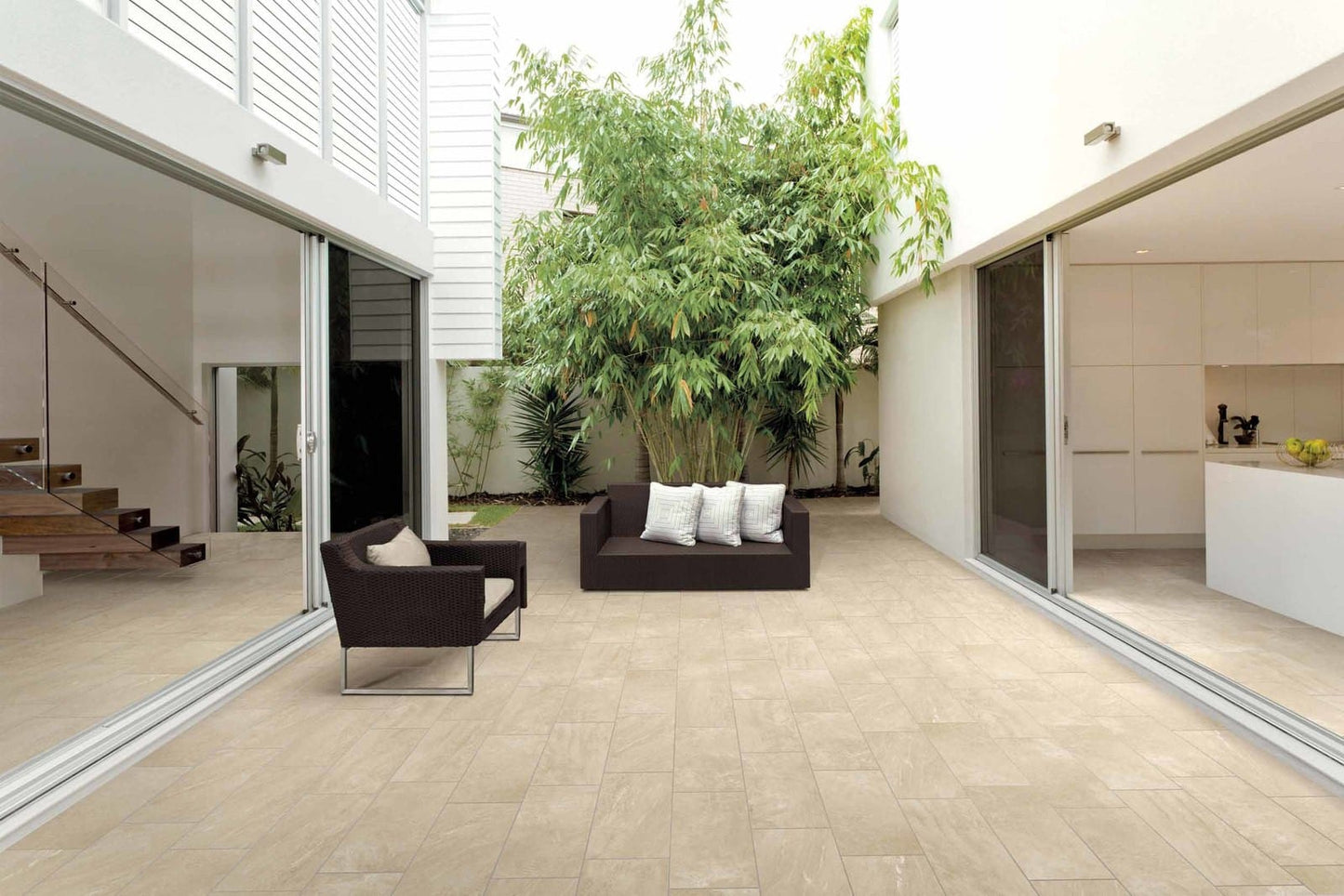 Gres spessorato ULTRA ASPEN BEIGE 60x120x2 cm