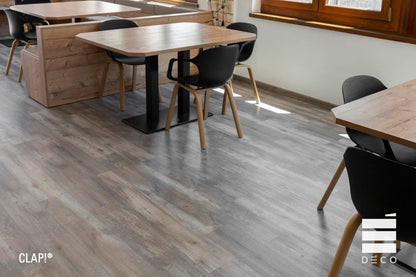 CLAP! GO - Pavimento a posa immediata Wood Effect - Doga Boards Tsingy (Decoro Legno) - 5x181x1220mm