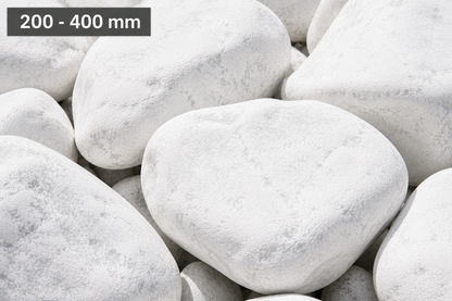 Ciottolo Bianco Carrara selezionato e calibrato