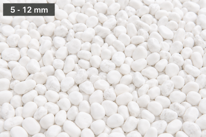 Ciottolo Bianco Carrara selezionato e calibrato