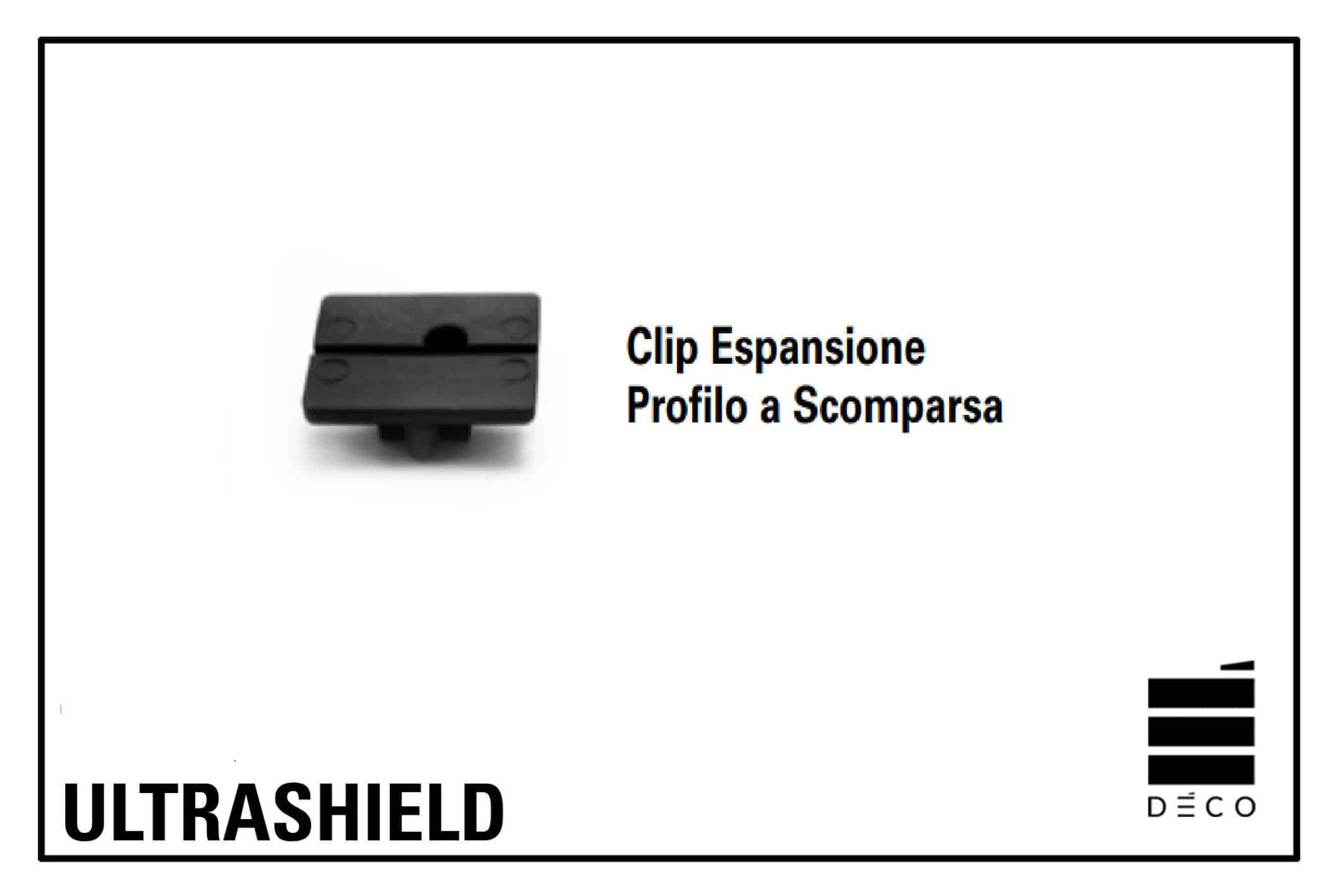 ULTRASHIELD DOGHE - Clip di Espansione per sistema di posa a Scomparsa - Confezione da 200pz.