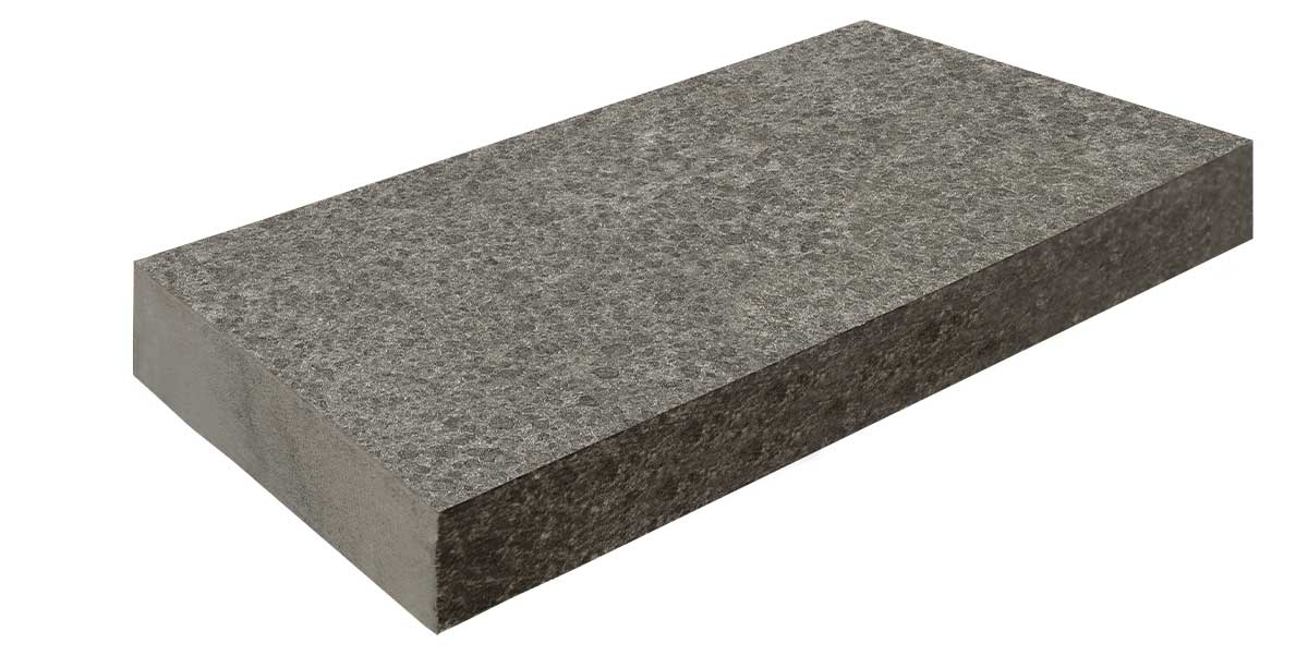 Gres spessorato - Copertina in pietra - UNIVERSALE 5 CM BASALTO - 20x40x5 cm