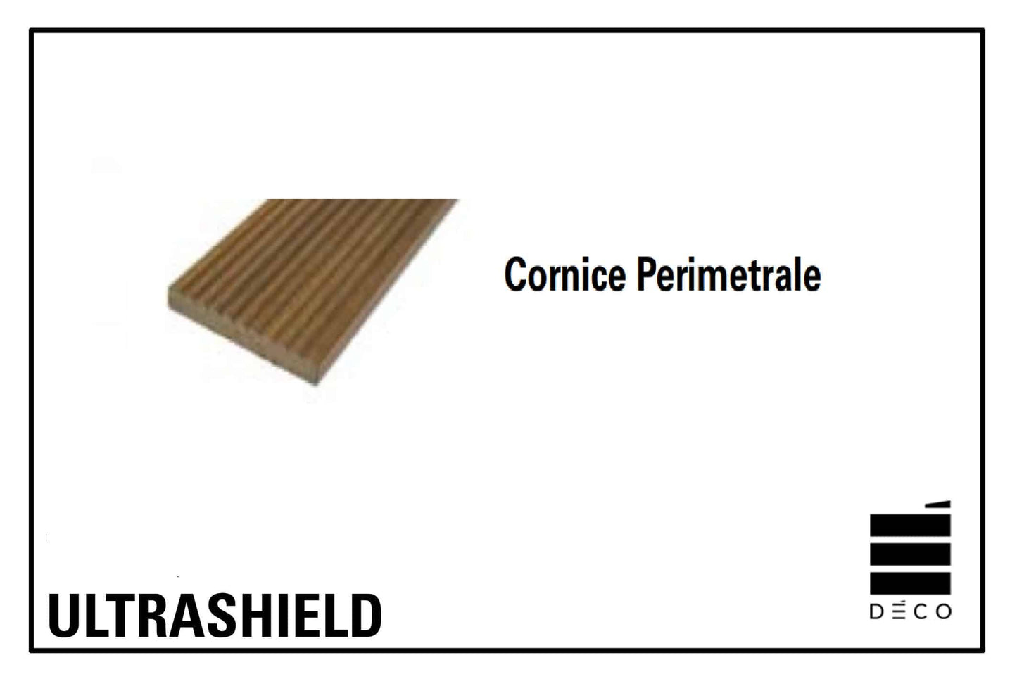 ULTRASHIELD DOGHE - Cornice Perimetrale - 85x10x2200mm