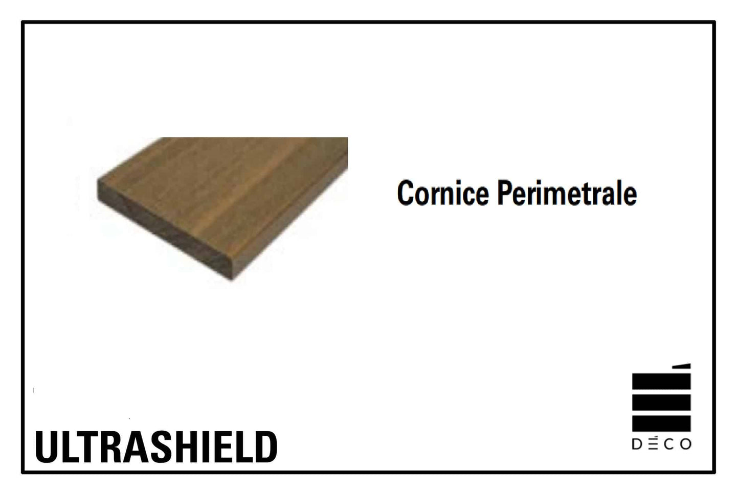 ULTRASHIELD DOGHE - Cornice Perimetrale - 138x15x2200mm