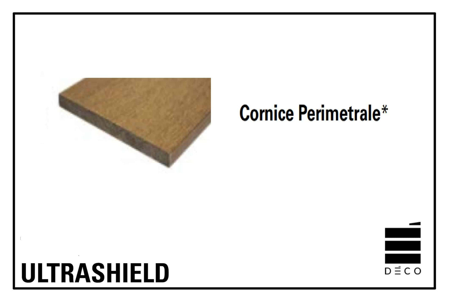 ULTRASHIELD DOGHE - Cornice Perimetrale - 180x15x2200mm