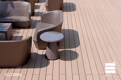 DÉCOWOOD - Pavimento per esterno - Profilo Plus Alveolare- 23x165x2200mm