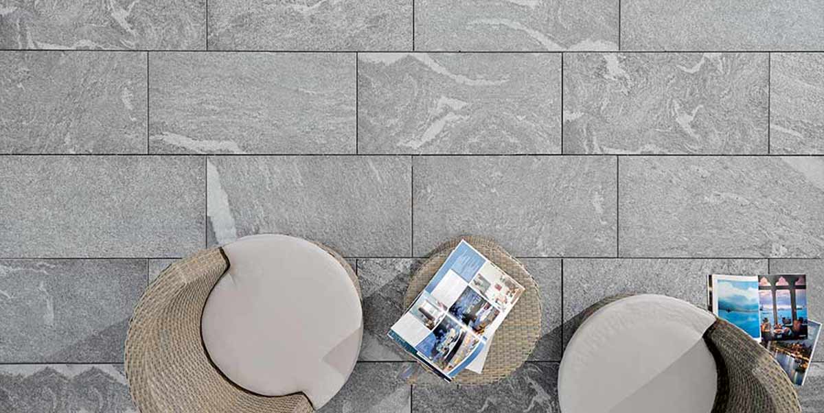 Gres spessorato SUPER HARD KERAMIK PIETRA DAVOS 40x80x3 cm