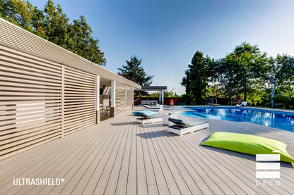 DOGHE ULTRASHIELD - Pavimento per esterno - Doga Square - 23x140x2200mm