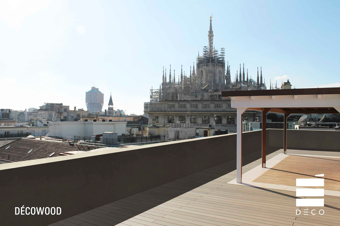 DÉCOWOOD - Pavimento per esterno - Profilo Plus Alveolare- 23x165x2200mm