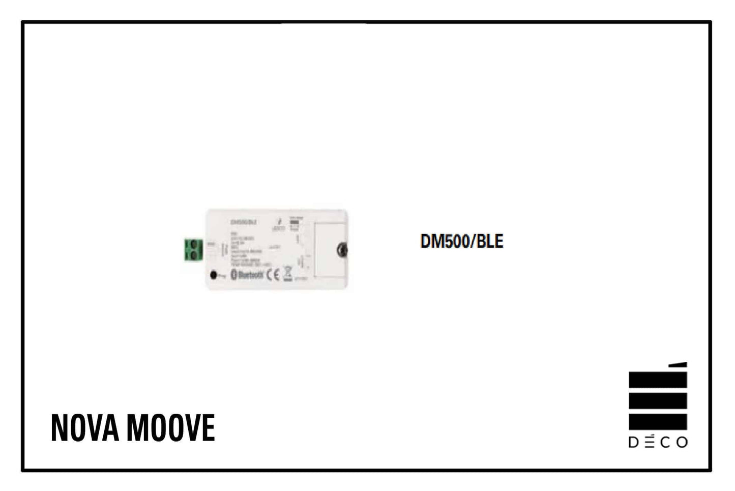 NOVA- Dimmer DM500/BLE per Led di illuminazione per rivestimento a posa immediata