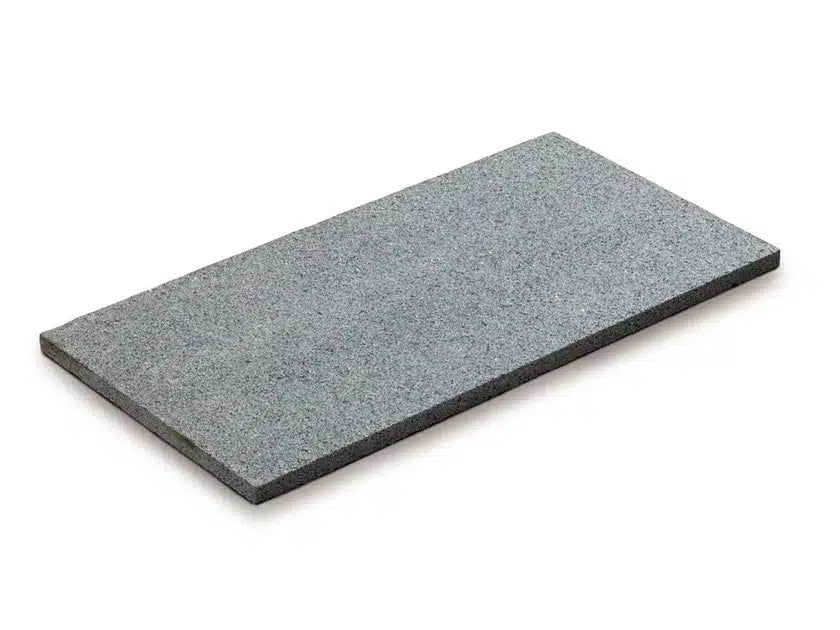 GRANITO DIORITE - Lastra in Granito per Pavimentazione Esterna - Finitura Fiammata - 40x60x3cm