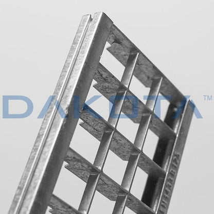 Griglia in Acciaio Zincato C250 - per canaletta 200 - maglia 33x33