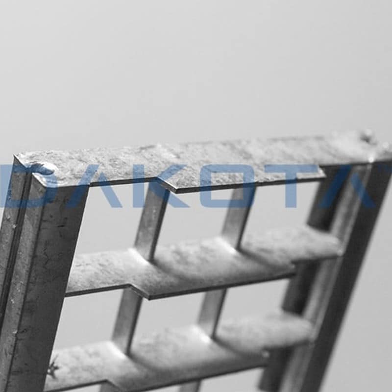 Griglia in Acciaio Zincato C250 - per canaletta 200 - maglia 33x33