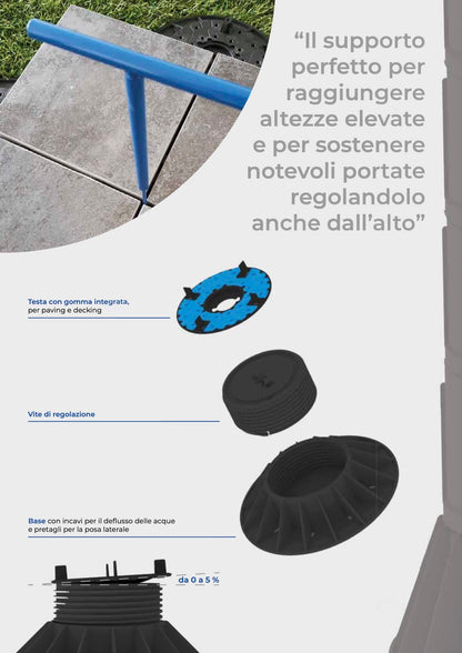 Prolunga per Hercules h 120 mm - Confezione da 20 pz.