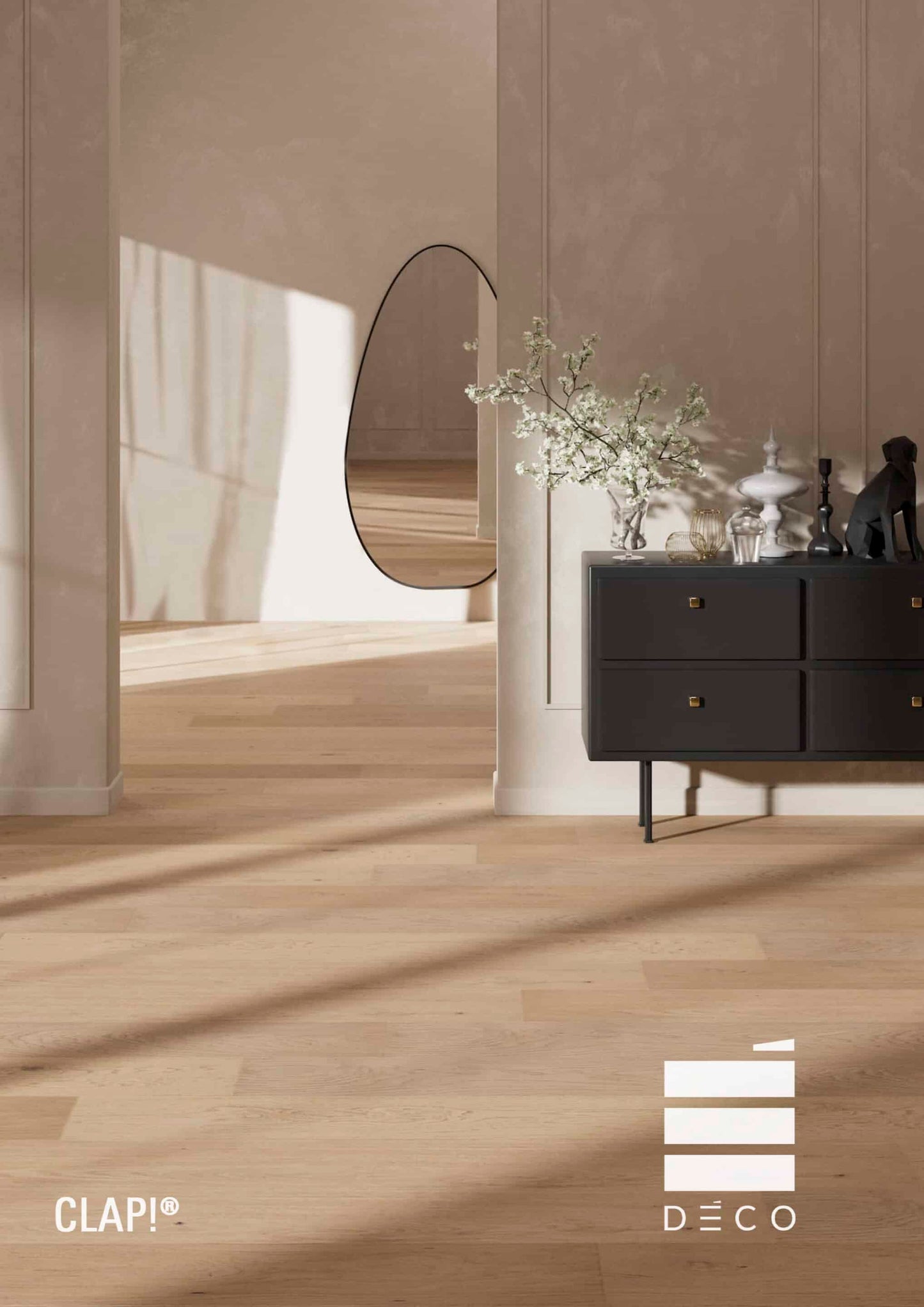 CLAP REAL! - Pavimento a posa immediata - Doga Maso (Rovere Naturale) 8x190x1900mm