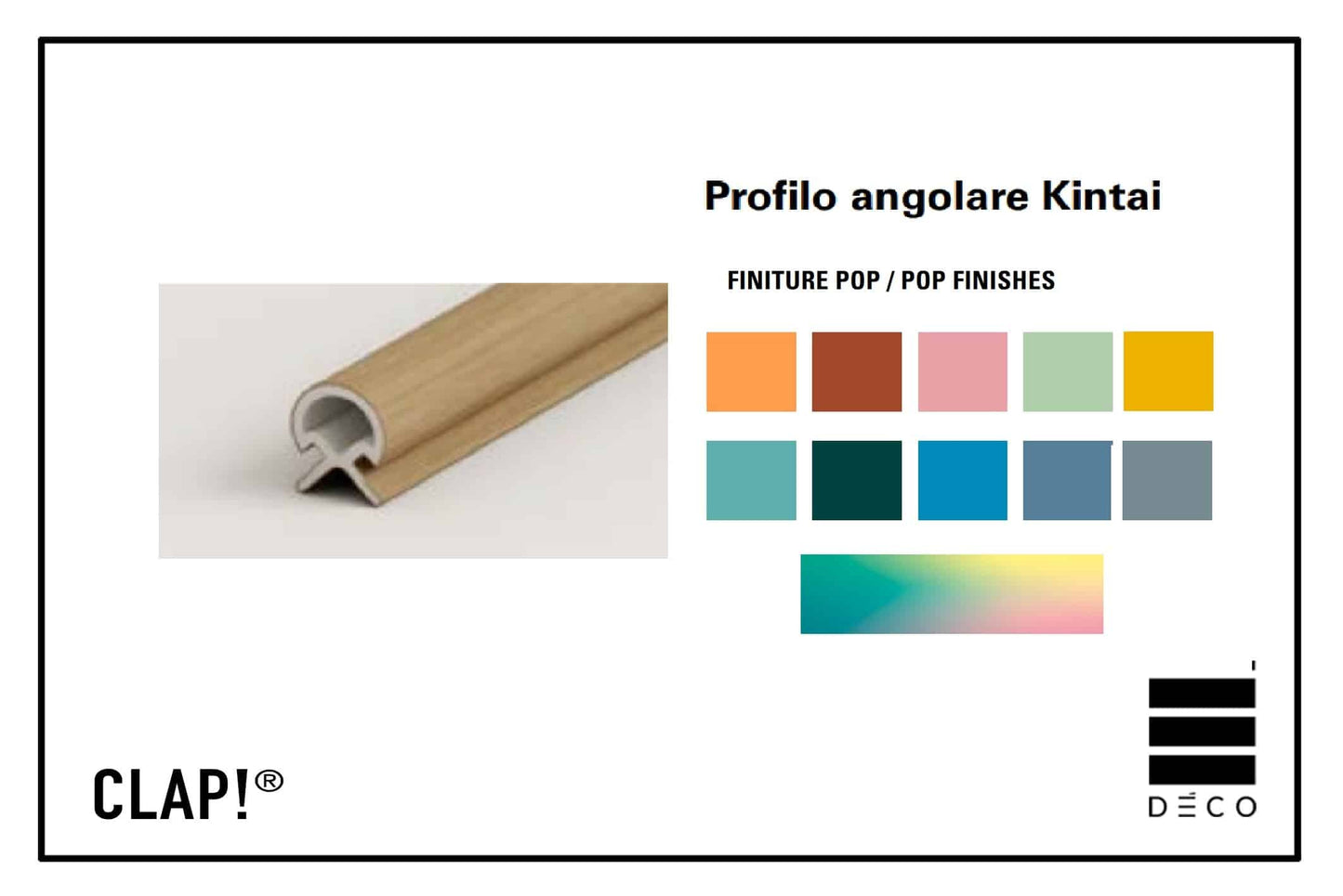 MOOVE.URBAN- Profilo angolare per rivestimento a posa immediata - Modello Kintai - Finitura Pop/RAL