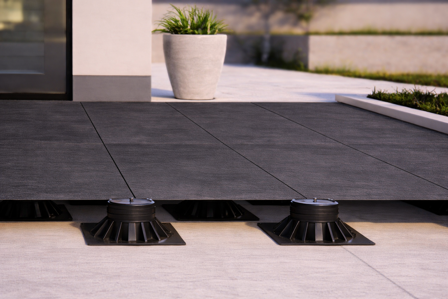 Kit Pronto Madlin Antracite 39x68x2cm Gres Flottante